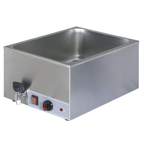 Bain-Marie Électrique De Table Avec Robinet De Vidange, 1 Cuve Gn 1/1 H=150 Mm, 4042